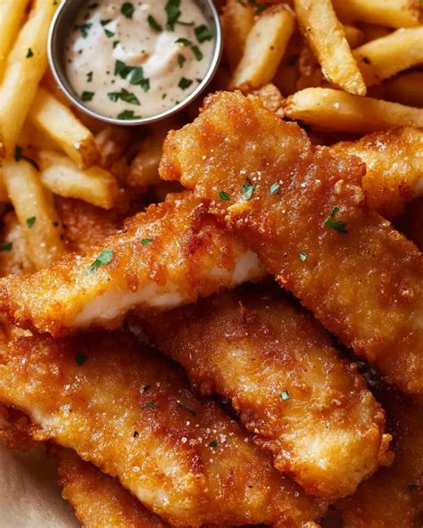 Crispy Fish Fillets with Homemade Fries – Easy and .